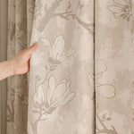 DIHIN HOME American Pastoral Flower Jacquard,Blackout Grommet Window Curtain for Living Room ,52x63-inch,1 Panel Roman Shades Curtains Window Blinds custom curtains blackout curtains curtains for living room sheer curtains curtain fabric linen curtains kitchen curtains velvet curtains pinch pleat curtains bay window curtains outdoor curtains pleated curtains floral curtains dining room curtains kitchen valances drapes for bedroom patio curtains nursery curtains grommet curtains