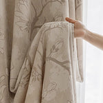 DIHIN HOME American Pastoral Flower Jacquard,Blackout Grommet Window Curtain for Living Room ,52x63-inch,1 Panel Roman Shades Curtains Window Blinds custom curtains blackout curtains curtains for living room sheer curtains curtain fabric linen curtains kitchen curtains velvet curtains pinch pleat curtains bay window curtains outdoor curtains pleated curtains floral curtains dining room curtains kitchen valances drapes for bedroom patio curtains nursery curtains grommet curtains