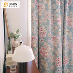 DIHIN HOME American Pastoral Flowers Printed,Grommet Window Curtain for Living Room,Customzied Curtains Roman Shades Curtains Window Blinds custom curtains blackout curtains curtains for living room sheer curtains curtain fabric linen curtains kitchen curtains velvet curtains pinch pleat curtains bay window curtains outdoor curtains pleated curtains floral curtains dining room curtains kitchen valances drapes for bedroom patio curtains nursery curtains grommet curtains