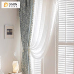 DIHIN HOME American Pastoral Leaves Jacquard,Blackout Grommet Window Curtain Customized Curtain Drapes for Living Room Roman Shades Curtains Window Blinds custom curtains blackout curtains curtains for living room sheer curtains curtain fabric linen curtains kitchen curtains velvet curtains pinch pleat curtains bay window curtains outdoor curtains pleated curtains floral curtains dining room curtains kitchen valances drapes for bedroom patio curtains nursery curtains grommet curtains