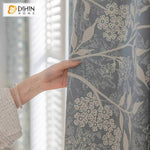 DIHIN HOME American Pastoral Leaves Jacquard,Blackout Grommet Window Curtain Customized Curtain Drapes for Living Room Roman Shades Curtains Window Blinds custom curtains blackout curtains curtains for living room sheer curtains curtain fabric linen curtains kitchen curtains velvet curtains pinch pleat curtains bay window curtains outdoor curtains pleated curtains floral curtains dining room curtains kitchen valances drapes for bedroom patio curtains nursery curtains grommet curtains