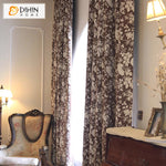 DIHIN HOME American Pastoral Leaves Jacquard,Grommet Window Curtain for Living Room,Customzied Curtains Roman Shades Curtains Window Blinds custom curtains blackout curtains curtains for living room sheer curtains curtain fabric linen curtains kitchen curtains velvet curtains pinch pleat curtains bay window curtains outdoor curtains pleated curtains floral curtains dining room curtains kitchen valances drapes for bedroom patio curtains nursery curtains grommet curtains