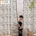 DIHIN HOME American Pastoral Leaves Printed,Grommet Window Curtain for Living Room,Customzied Curtains Roman Shades Curtains Window Blinds custom curtains blackout curtains curtains for living room sheer curtains curtain fabric linen curtains kitchen curtains velvet curtains pinch pleat curtains bay window curtains outdoor curtains pleated curtains floral curtains dining room curtains kitchen valances drapes for bedroom patio curtains nursery curtains grommet curtains
