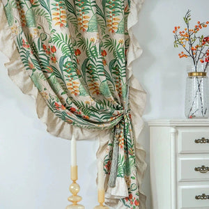 DIHIN HOME American Pastoral Plants Printed,Blackout Grommet Window Curtain for Living Room ,52x63-inch,1 Panel Roman Shades Curtains Window Blinds custom curtains blackout curtains curtains for living room sheer curtains curtain fabric linen curtains kitchen curtains velvet curtains pinch pleat curtains bay window curtains outdoor curtains pleated curtains floral curtains dining room curtains kitchen valances drapes for bedroom patio curtains nursery curtains grommet curtains