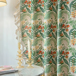 DIHIN HOME American Pastoral Plants Printed,Blackout Grommet Window Curtain for Living Room ,52x63-inch,1 Panel Roman Shades Curtains Window Blinds custom curtains blackout curtains curtains for living room sheer curtains curtain fabric linen curtains kitchen curtains velvet curtains pinch pleat curtains bay window curtains outdoor curtains pleated curtains floral curtains dining room curtains kitchen valances drapes for bedroom patio curtains nursery curtains grommet curtains