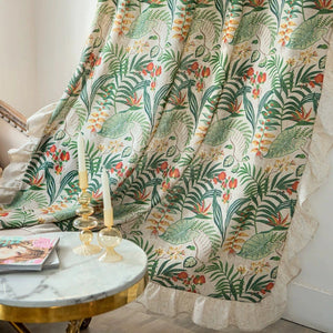 DIHIN HOME American Pastoral Plants Printed,Blackout Grommet Window Curtain for Living Room ,52x63-inch,1 Panel Roman Shades Curtains Window Blinds custom curtains blackout curtains curtains for living room sheer curtains curtain fabric linen curtains kitchen curtains velvet curtains pinch pleat curtains bay window curtains outdoor curtains pleated curtains floral curtains dining room curtains kitchen valances drapes for bedroom patio curtains nursery curtains grommet curtains