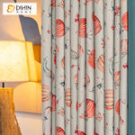 DIHIN HOME American Pastoral Pumpkin Printed,Blackout Grommet Window Curtain Customized Curtain Drapes for Living Room Roman Shades Curtains Window Blinds custom curtains blackout curtains curtains for living room sheer curtains curtain fabric linen curtains kitchen curtains velvet curtains pinch pleat curtains bay window curtains outdoor curtains pleated curtains floral curtains dining room curtains kitchen valances drapes for bedroom patio curtains nursery curtains grommet curtains
