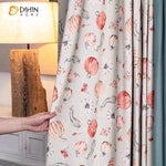 DIHIN HOME American Pastoral Pumpkin Printed,Blackout Grommet Window Curtain Customized Curtain Drapes for Living Room Roman Shades Curtains Window Blinds custom curtains blackout curtains curtains for living room sheer curtains curtain fabric linen curtains kitchen curtains velvet curtains pinch pleat curtains bay window curtains outdoor curtains pleated curtains floral curtains dining room curtains kitchen valances drapes for bedroom patio curtains nursery curtains grommet curtains