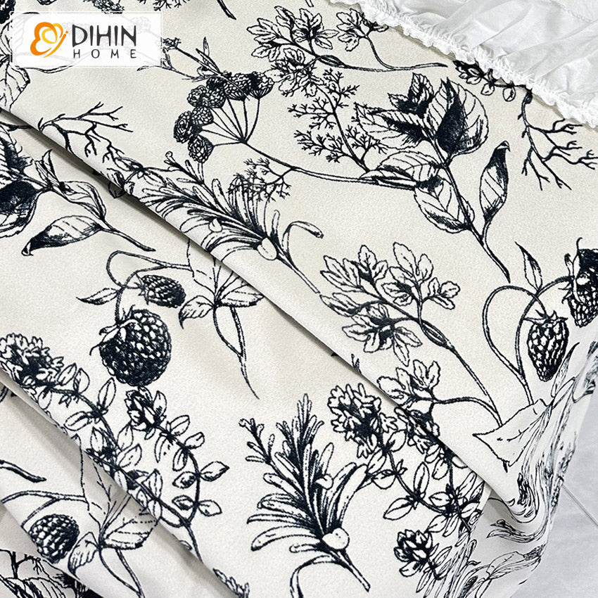 DIHIN HOME American Retro Luxury Printed,Grommet Window Curtain for Living Room,52x63-inch,1 Panel Roman Shades Curtains Window Blinds custom curtains blackout curtains curtains for living room sheer curtains curtain fabric linen curtains kitchen curtains velvet curtains pinch pleat curtains bay window curtains outdoor curtains pleated curtains floral curtains dining room curtains kitchen valances drapes for bedroom patio curtains nursery curtains grommet curtains