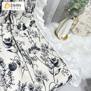 DIHIN HOME American Retro Luxury Printed,Grommet Window Curtain for Living Room,52x63-inch,1 Panel Roman Shades Curtains Window Blinds custom curtains blackout curtains curtains for living room sheer curtains curtain fabric linen curtains kitchen curtains velvet curtains pinch pleat curtains bay window curtains outdoor curtains pleated curtains floral curtains dining room curtains kitchen valances drapes for bedroom patio curtains nursery curtains grommet curtains