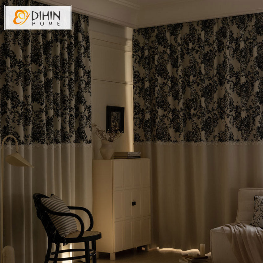 DIHIN HOME American Retro Printed,Grommet Window Curtain for Living Room,52x63-inch,1 Panel Roman Shades Curtains Window Blinds custom curtains blackout curtains curtains for living room sheer curtains curtain fabric linen curtains kitchen curtains velvet curtains pinch pleat curtains bay window curtains outdoor curtains pleated curtains floral curtains dining room curtains kitchen valances drapes for bedroom patio curtains nursery curtains grommet curtains