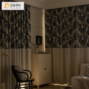 DIHIN HOME American Retro Printed,Grommet Window Curtain for Living Room,52x63-inch,1 Panel Roman Shades Curtains Window Blinds custom curtains blackout curtains curtains for living room sheer curtains curtain fabric linen curtains kitchen curtains velvet curtains pinch pleat curtains bay window curtains outdoor curtains pleated curtains floral curtains dining room curtains kitchen valances drapes for bedroom patio curtains nursery curtains grommet curtains