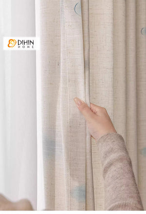 DIHIN HOME Cartoon Abstract Blue Clouds Printed,Blackout Grommet Window Curtain for Living Room ,52x63-inch,1 Panel Roman Shades Curtains Window Blinds custom curtains blackout curtains curtains for living room sheer curtains curtain fabric linen curtains kitchen curtains velvet curtains pinch pleat curtains bay window curtains outdoor curtains pleated curtains floral curtains dining room curtains kitchen valances drapes for bedroom patio curtains nursery curtains grommet curtains