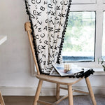DIHIN HOME Cartoon Alphabet Printed,Blackout Grommet Window Curtain for Living Room ,52x63-inch,1 Panel Roman Shades Curtains Window Blinds custom curtains blackout curtains curtains for living room sheer curtains curtain fabric linen curtains kitchen curtains velvet curtains pinch pleat curtains bay window curtains outdoor curtains pleated curtains floral curtains dining room curtains kitchen valances drapes for bedroom patio curtains nursery curtains grommet curtains