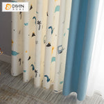 DIHIN HOME Cartoon Animals Printed,Blackout Grommet Window Curtain for Living Room,52x63-inch,1 Panel Roman Shades Curtains Window Blinds custom curtains blackout curtains curtains for living room sheer curtains curtain fabric linen curtains kitchen curtains velvet curtains pinch pleat curtains bay window curtains outdoor curtains pleated curtains floral curtains dining room curtains kitchen valances drapes for bedroom patio curtains nursery curtains grommet curtains