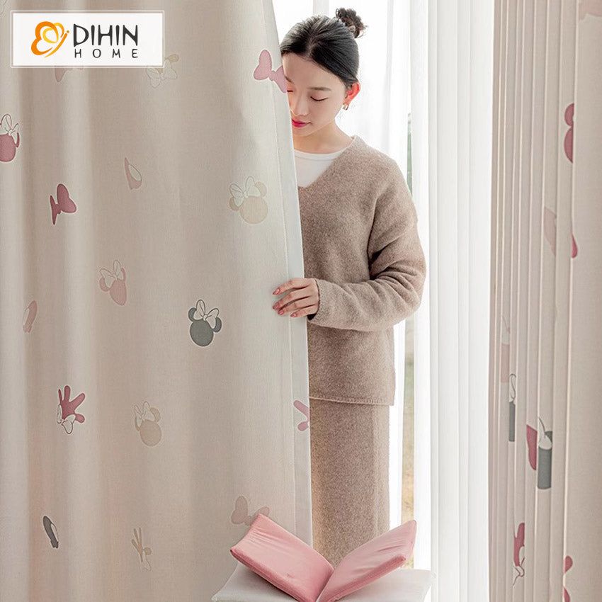 DIHIN HOME Cartoon Butterfly Printed,Blackout Grommet Window Curtain for Living Room Roman Shades Curtains Window Blinds custom curtains blackout curtains curtains for living room sheer curtains curtain fabric linen curtains kitchen curtains velvet curtains pinch pleat curtains bay window curtains outdoor curtains pleated curtains floral curtains dining room curtains kitchen valances drapes for bedroom patio curtains nursery curtains grommet curtains