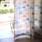 DIHIN HOME Cartoon Colorful Clouds,Blackout Grommet Window Sheer Curtain for Living Room,52x63-inch,1 Panel Roman Shades Curtains Window Blinds custom curtains blackout curtains curtains for living room sheer curtains curtain fabric linen curtains kitchen curtains velvet curtains pinch pleat curtains bay window curtains outdoor curtains pleated curtains floral curtains dining room curtains kitchen valances drapes for bedroom patio curtains nursery curtains grommet curtains