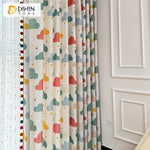 DIHIN HOME Cartoon Colorful Clouds Printed,Blackout Grommet Window Curtain With Pompoms Balls for Living Room ,52x63-inch,1 Panel Roman Shades Curtains Window Blinds custom curtains blackout curtains curtains for living room sheer curtains curtain fabric linen curtains kitchen curtains velvet curtains pinch pleat curtains bay window curtains outdoor curtains pleated curtains floral curtains dining room curtains kitchen valances drapes for bedroom patio curtains nursery curtains grommet curtains