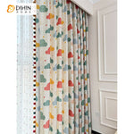 DIHIN HOME Cartoon Colorful Clouds Printed,Blackout Grommet Window Curtain With Pompoms Balls for Living Room ,52x63-inch,1 Panel Roman Shades Curtains Window Blinds custom curtains blackout curtains curtains for living room sheer curtains curtain fabric linen curtains kitchen curtains velvet curtains pinch pleat curtains bay window curtains outdoor curtains pleated curtains floral curtains dining room curtains kitchen valances drapes for bedroom patio curtains nursery curtains grommet curtains