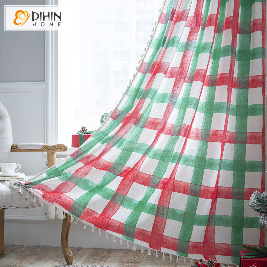 DIHIN HOME Cartoon Colorful Printed Curtains,Half Blackout Grommet Window Curtain for Living Room ,52x63-inch,1 Panel Roman Shades Window Curtains Curtains Window Blinds Curtains Drapes linen drapery curtains and drapes windows drapes custom curtains blackout curtains curtains for living room window shades sheer curtains curtain fabric window treatments custom drapery