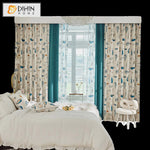 DIHIN HOME Cartoon Fish Printed,Blackout Grommet Window Curtain for Living Room,52x63-inch,1 Panel Roman Shades Curtains Window Blinds custom curtains blackout curtains curtains for living room sheer curtains curtain fabric linen curtains kitchen curtains velvet curtains pinch pleat curtains bay window curtains outdoor curtains pleated curtains floral curtains dining room curtains kitchen valances drapes for bedroom patio curtains nursery curtains grommet curtains