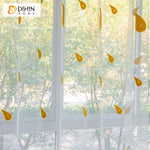 DIHIN HOME Cartoon Green Raindrop Embroidered,Blackout Grommet Window Curtain for Living Room,52x63-inch,1 Panel Roman Shades Curtains Window Blinds custom curtains blackout curtains curtains for living room sheer curtains curtain fabric linen curtains kitchen curtains velvet curtains pinch pleat curtains bay window curtains outdoor curtains pleated curtains floral curtains dining room curtains kitchen valances drapes for bedroom patio curtains nursery curtains grommet curtains
