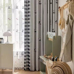 DIHIN HOME Cartoon Panda Embroidered,Blackout Grommet Window Curtain for Living Room,52x63-inch,1 Panel Roman Shades Curtains Window Blinds custom curtains blackout curtains curtains for living room sheer curtains curtain fabric linen curtains kitchen curtains velvet curtains pinch pleat curtains bay window curtains outdoor curtains pleated curtains floral curtains dining room curtains kitchen valances drapes for bedroom patio curtains nursery curtains grommet curtains