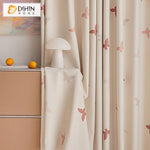 DIHIN HOME Cartoon Pink Butterfly Printed,Blackout Grommet Window Curtain for Living Room Roman Shades Curtains Window Blinds custom curtains blackout curtains curtains for living room sheer curtains curtain fabric linen curtains kitchen curtains velvet curtains pinch pleat curtains bay window curtains outdoor curtains pleated curtains floral curtains dining room curtains kitchen valances drapes for bedroom patio curtains nursery curtains grommet curtains