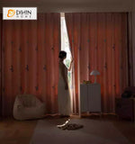 DIHIN HOME Cartoon Pink Rabbits Embroidered,Blackout Grommet Window Curtain for Living Room ,52x63-inch,1 Panel Roman Shades Curtains Window Blinds custom curtains blackout curtains curtains for living room sheer curtains curtain fabric linen curtains kitchen curtains velvet curtains pinch pleat curtains bay window curtains outdoor curtains pleated curtains floral curtains dining room curtains kitchen valances drapes for bedroom patio curtains nursery curtains grommet curtains