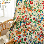 DIHIN HOME Cartoon Pony Printed,Half Blackout Grommet Window Curtain for Living Room ,52x63-inch,1 Panel Roman Shades Curtains Window Blinds custom curtains blackout curtains curtains for living room sheer curtains curtain fabric linen curtains kitchen curtains velvet curtains pinch pleat curtains bay window curtains outdoor curtains pleated curtains floral curtains dining room curtains kitchen valances drapes for bedroom patio curtains nursery curtains grommet curtains