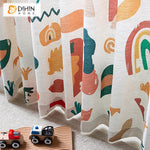 DIHIN HOME Cartoon Printed,Blackout Grommet Window Curtain Customized Curtain Drapes for Living Room Roman Shades Curtains Window Blinds custom curtains blackout curtains curtains for living room sheer curtains curtain fabric linen curtains kitchen curtains velvet curtains pinch pleat curtains bay window curtains outdoor curtains pleated curtains floral curtains dining room curtains kitchen valances drapes for bedroom patio curtains nursery curtains grommet curtains