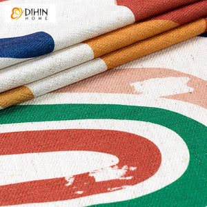 DIHIN HOME Cartoon Printed,Blackout Grommet Window Curtain Customized Curtain Drapes for Living Room Roman Shades Curtains Window Blinds custom curtains blackout curtains curtains for living room sheer curtains curtain fabric linen curtains kitchen curtains velvet curtains pinch pleat curtains bay window curtains outdoor curtains pleated curtains floral curtains dining room curtains kitchen valances drapes for bedroom patio curtains nursery curtains grommet curtains