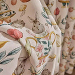 DIHIN HOME Cartoon Rabbit With White Laces,Blackout Grommet Window Curtain for Living Room,52x63-inch,1 Panel Roman Shades Curtains Window Blinds custom curtains blackout curtains curtains for living room sheer curtains curtain fabric linen curtains kitchen curtains velvet curtains pinch pleat curtains bay window curtains outdoor curtains pleated curtains floral curtains dining room curtains kitchen valances drapes for bedroom patio curtains nursery curtains grommet curtains
