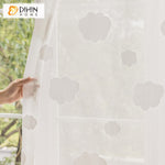 DIHIN HOME Cartoon White Clouds Jacquard Sheer Curtains,Grommet Window Curtain for Living Room ,52x63-inch,1 Panel Roman Shades Curtains Window Blinds custom curtains blackout curtains curtains for living room sheer curtains curtain fabric linen curtains kitchen curtains velvet curtains pinch pleat curtains bay window curtains outdoor curtains pleated curtains floral curtains dining room curtains kitchen valances drapes for bedroom patio curtains nursery curtains grommet curtains