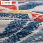 DIHIN HOME Colorful Gremetry,Blackout Grommet Window Curtain for Living Room ,52x63-inch,1 Panel Roman Shades Curtains Window Blinds custom curtains blackout curtains curtains for living room sheer curtains curtain fabric linen curtains kitchen curtains velvet curtains pinch pleat curtains bay window curtains outdoor curtains pleated curtains floral curtains dining room curtains kitchen valances drapes for bedroom patio curtains nursery curtains grommet curtains