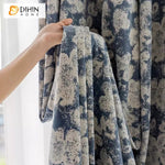 DIHIN HOME European Abstract Floral,Blackout Grommet Window Curtain for Living Room,52x63-inch,1 Panel Roman Shades Curtains Window Blinds custom curtains blackout curtains curtains for living room sheer curtains curtain fabric linen curtains kitchen curtains velvet curtains pinch pleat curtains bay window curtains outdoor curtains pleated curtains floral curtains dining room curtains kitchen valances drapes for bedroom patio curtains nursery curtains grommet curtains