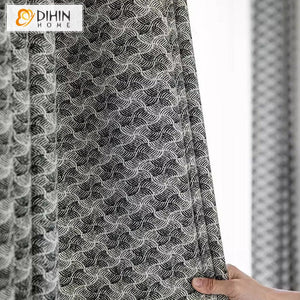 DIHIN HOME European Abstract Geometric Jacquard,Blackout Grommet Window Curtain for Living Room,52x63-inch,1 Panel Roman Shades Curtains Window Blinds custom curtains blackout curtains curtains for living room sheer curtains curtain fabric linen curtains kitchen curtains velvet curtains pinch pleat curtains bay window curtains outdoor curtains pleated curtains floral curtains dining room curtains kitchen valances drapes for bedroom patio curtains nursery curtains grommet curtains