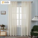DIHIN HOME European Beige Embroidered,Grommet Window Curtain for Living Room ,52x63-inch,1 Panelriped Roman Shades Curtains Window Blinds custom curtains blackout curtains curtains for living room sheer curtains curtain fabric linen curtains kitchen curtains velvet curtains pinch pleat curtains bay window curtains outdoor curtains pleated curtains floral curtains dining room curtains kitchen valances drapes for bedroom patio curtains nursery curtains grommet curtains