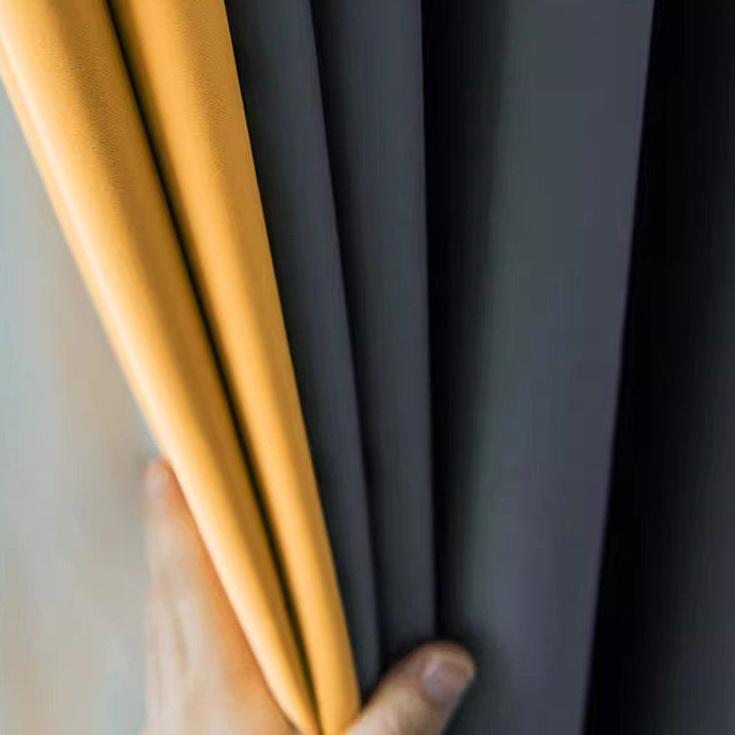 DIHIN HOME European Dark Grey and Yellow Color,Grommet Window Curtain for Living Room,Customzied Curtains Roman Shades Curtains Window Blinds custom curtains blackout curtains curtains for living room sheer curtains curtain fabric linen curtains kitchen curtains velvet curtains pinch pleat curtains bay window curtains outdoor curtains pleated curtains floral curtains dining room curtains kitchen valances drapes for bedroom patio curtains nursery curtains grommet curtains