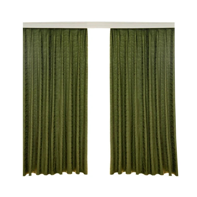 DIHIN HOME European Jacquard Green Color,Grommet Window Curtain for Living Room,Customzied Curtains Roman Shades Curtains Window Blinds custom curtains blackout curtains curtains for living room sheer curtains curtain fabric linen curtains kitchen curtains velvet curtains pinch pleat curtains bay window curtains outdoor curtains pleated curtains floral curtains dining room curtains kitchen valances drapes for bedroom patio curtains nursery curtains grommet curtains