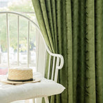 DIHIN HOME European Jacquard Green Color,Grommet Window Curtain for Living Room,Customzied Curtains Roman Shades Curtains Window Blinds custom curtains blackout curtains curtains for living room sheer curtains curtain fabric linen curtains kitchen curtains velvet curtains pinch pleat curtains bay window curtains outdoor curtains pleated curtains floral curtains dining room curtains kitchen valances drapes for bedroom patio curtains nursery curtains grommet curtains