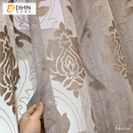 DIHIN HOME European Jacquard,Grommet Window Curtain for Living Room ,52x63-inch,1 Panelriped Roman Shades Curtains Window Blinds custom curtains blackout curtains curtains for living room sheer curtains curtain fabric linen curtains kitchen curtains velvet curtains pinch pleat curtains bay window curtains outdoor curtains pleated curtains floral curtains dining room curtains kitchen valances drapes for bedroom patio curtains nursery curtains grommet curtains