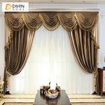 DIHIN HOME European Luxury Beige and Brown Color,Blackout Grommet Window Curtain for Living Room Roman Shades Curtains Window Blinds custom curtains blackout curtains curtains for living room sheer curtains curtain fabric linen curtains kitchen curtains velvet curtains pinch pleat curtains bay window curtains outdoor curtains pleated curtains floral curtains dining room curtains kitchen valances drapes for bedroom patio curtains nursery curtains grommet curtains