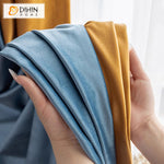DIHIN HOME European Luxury Blue and Orange Color,Blackout Grommet Window Curtain for Living Room Roman Shades Curtains Window Blinds custom curtains blackout curtains curtains for living room sheer curtains curtain fabric linen curtains kitchen curtains velvet curtains pinch pleat curtains bay window curtains outdoor curtains pleated curtains floral curtains dining room curtains kitchen valances drapes for bedroom patio curtains nursery curtains grommet curtains