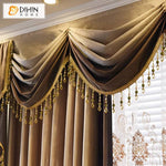 DIHIN HOME European Luxury Coffee Color,Blackout Grommet Window Curtain for Living Room Roman Shades Curtains Window Blinds custom curtains blackout curtains curtains for living room sheer curtains curtain fabric linen curtains kitchen curtains velvet curtains pinch pleat curtains bay window curtains outdoor curtains pleated curtains floral curtains dining room curtains kitchen valances drapes for bedroom patio curtains nursery curtains grommet curtains