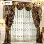 DIHIN HOME European Luxury Coffee Color,Blackout Grommet Window Curtain for Living Room Roman Shades Curtains Window Blinds custom curtains blackout curtains curtains for living room sheer curtains curtain fabric linen curtains kitchen curtains velvet curtains pinch pleat curtains bay window curtains outdoor curtains pleated curtains floral curtains dining room curtains kitchen valances drapes for bedroom patio curtains nursery curtains grommet curtains