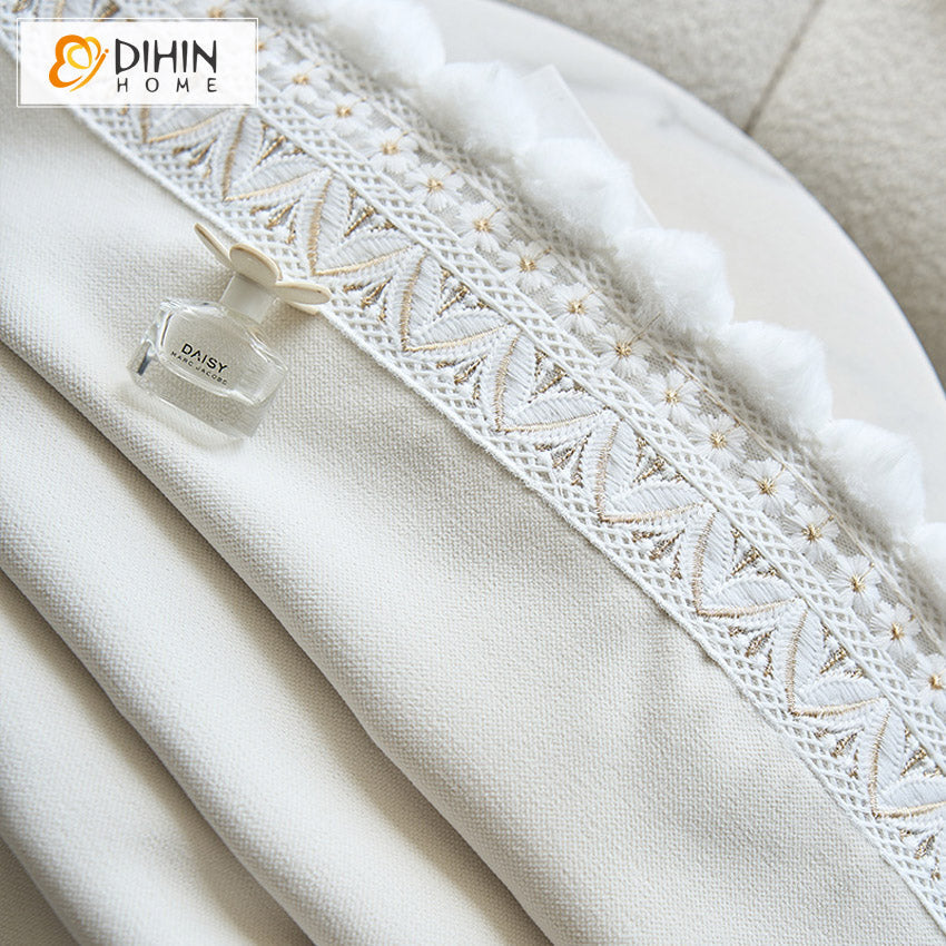 DIHIN HOME European Luxury Fabric,Blackout Grommet Window Curtain For Living Room ,52x63-inch,1  Panel Roman Shades Curtains Window Blinds custom curtains blackout curtains curtains for living room sheer curtains curtain fabric linen curtains kitchen curtains velvet curtains pinch pleat curtains bay window curtains outdoor curtains pleated curtains floral curtains dining room curtains kitchen valances drapes for bedroom patio curtains nursery curtains grommet curtains