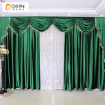 DIHIN HOME European Luxury Green Color,Blackout Grommet Window Curtain for Living Room Roman Shades Curtains Window Blinds custom curtains blackout curtains curtains for living room sheer curtains curtain fabric linen curtains kitchen curtains velvet curtains pinch pleat curtains bay window curtains outdoor curtains pleated curtains floral curtains dining room curtains kitchen valances drapes for bedroom patio curtains nursery curtains grommet curtains