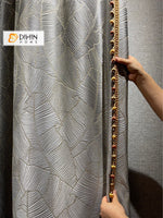DIHIN HOME European Luxury High Precision Big Leaves Jacquard,Grommet Window Curtain for Living Room Roman Shades Curtains Window Blinds custom curtains blackout curtains curtains for living room sheer curtains curtain fabric linen curtains kitchen curtains velvet curtains pinch pleat curtains bay window curtains outdoor curtains pleated curtains floral curtains dining room curtains kitchen valances drapes for bedroom patio curtains nursery curtains grommet curtains