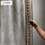 DIHIN HOME European Luxury High Precision Big Leaves Jacquard,Grommet Window Curtain for Living Room Roman Shades Curtains Window Blinds custom curtains blackout curtains curtains for living room sheer curtains curtain fabric linen curtains kitchen curtains velvet curtains pinch pleat curtains bay window curtains outdoor curtains pleated curtains floral curtains dining room curtains kitchen valances drapes for bedroom patio curtains nursery curtains grommet curtains